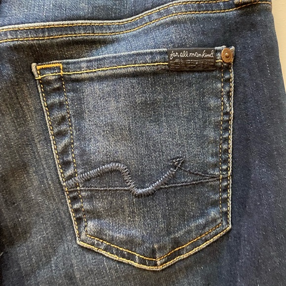 Gwenevere Skinny Jeans. 7 for All Mankind. Size 26 - Picture 6 of 6